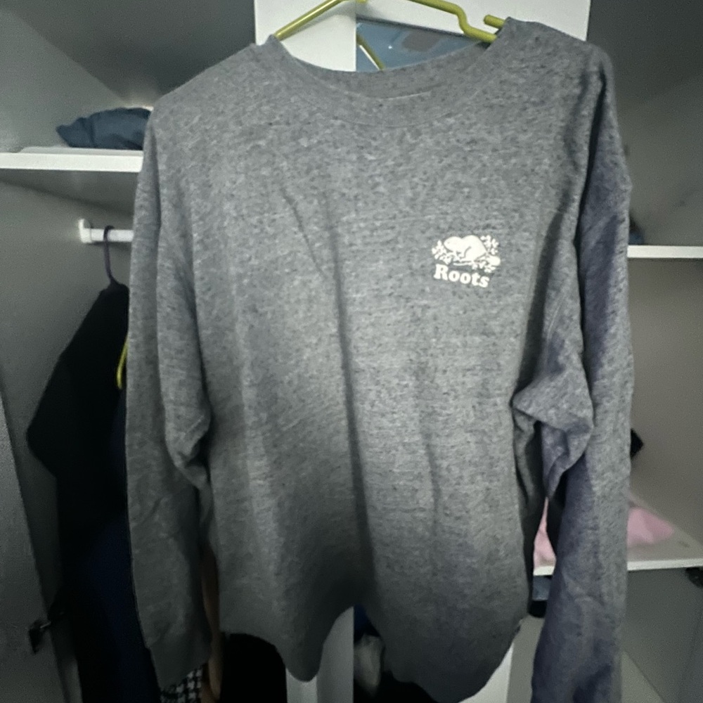 Roots Heather Gray Crewneck
